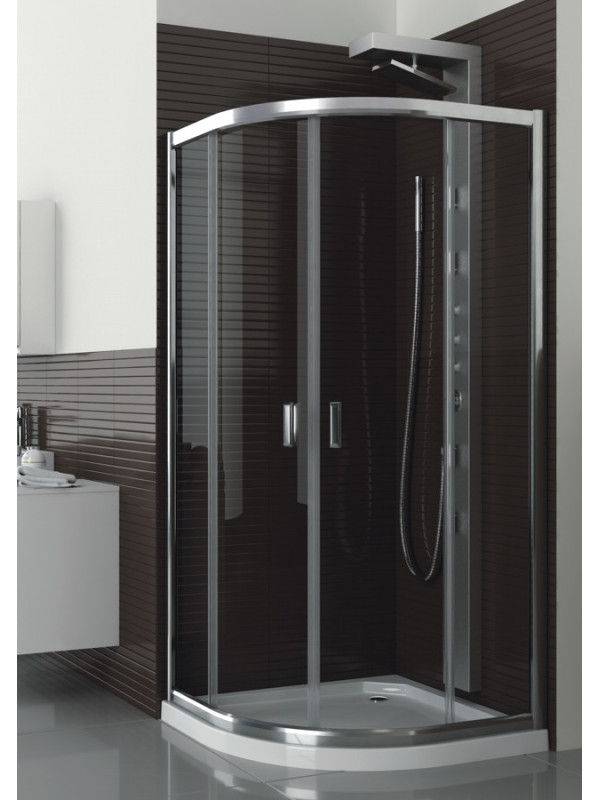 Cabina Dus Lazuro Semirotunda 90x90, 2 usi