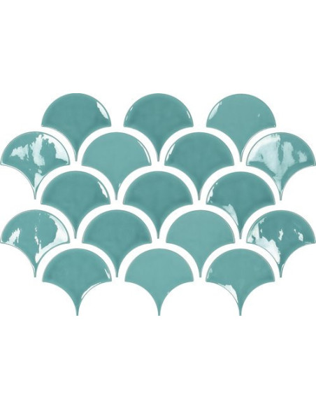 Faianta Fishscale Rain Smiles