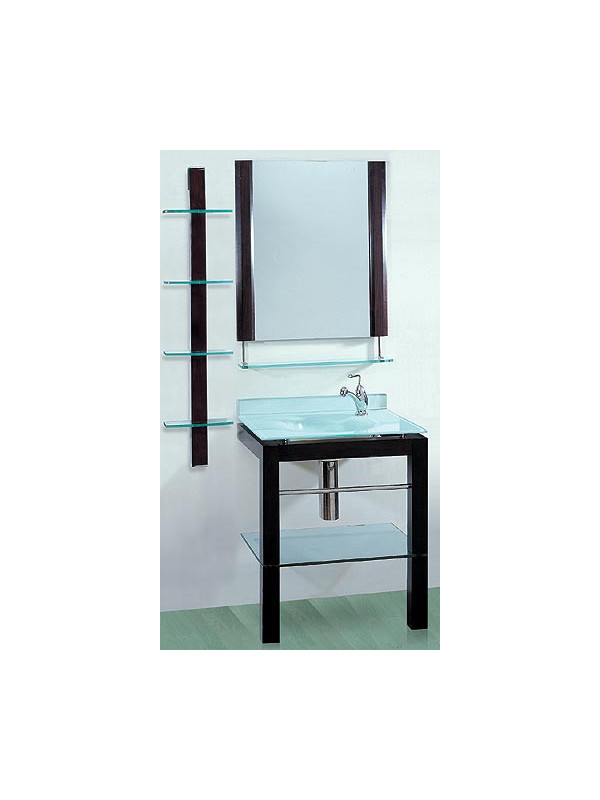 Mobilier Baie Lemn Sticla 033, 70 cm