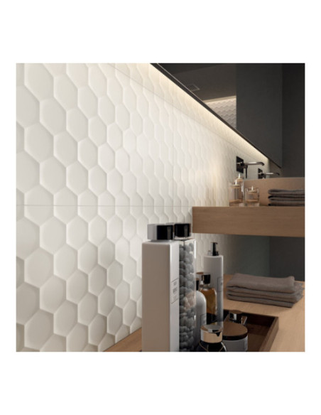 Faianta 4D Hexagon Drop