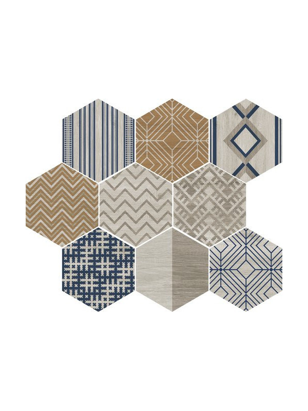 Gresie Hexagonala Decowood