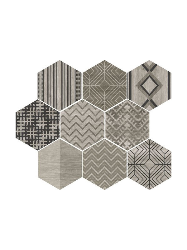 Gresie Hexagonala Decowood