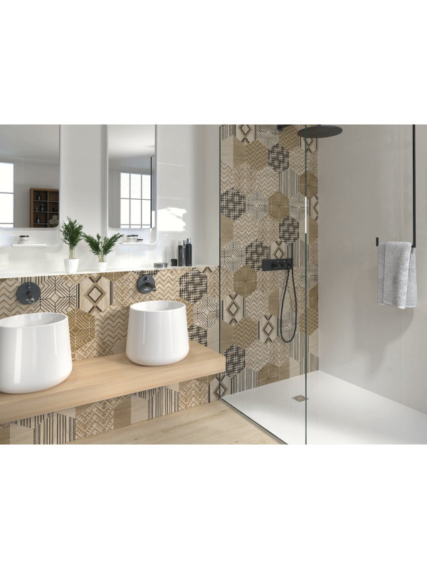 Gresie Hexagonala Decowood