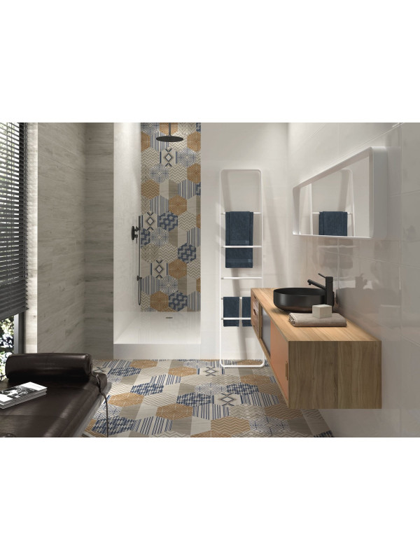 Gresie Hexagonala Decowood