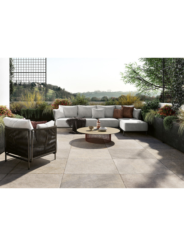Gresie Exterior Borgogna 2 cm